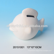 High quality ceramic DIY piggy bank for kids